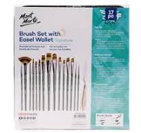 PAINT BRUSH SET 12pcs TAKLON ( BRAND MONT MARTE )