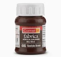 ACRYLIC ULTRA FABRIC PAINT 100ml ( BRAND CAMEL )