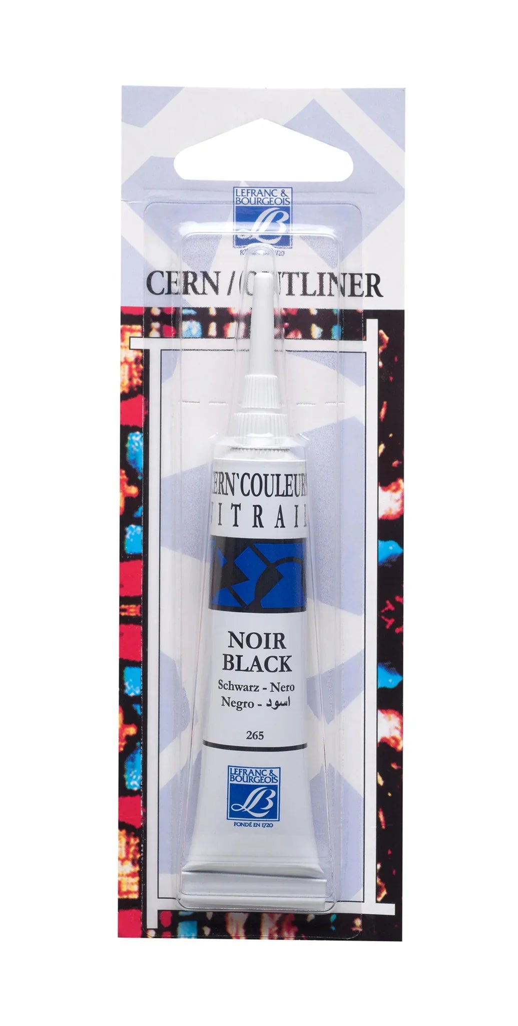 COLART OUTLINERS VITRAIL 20ml TUBE WITH NOZZLE ( BRAND LEFRANC & BOURGEOIS )