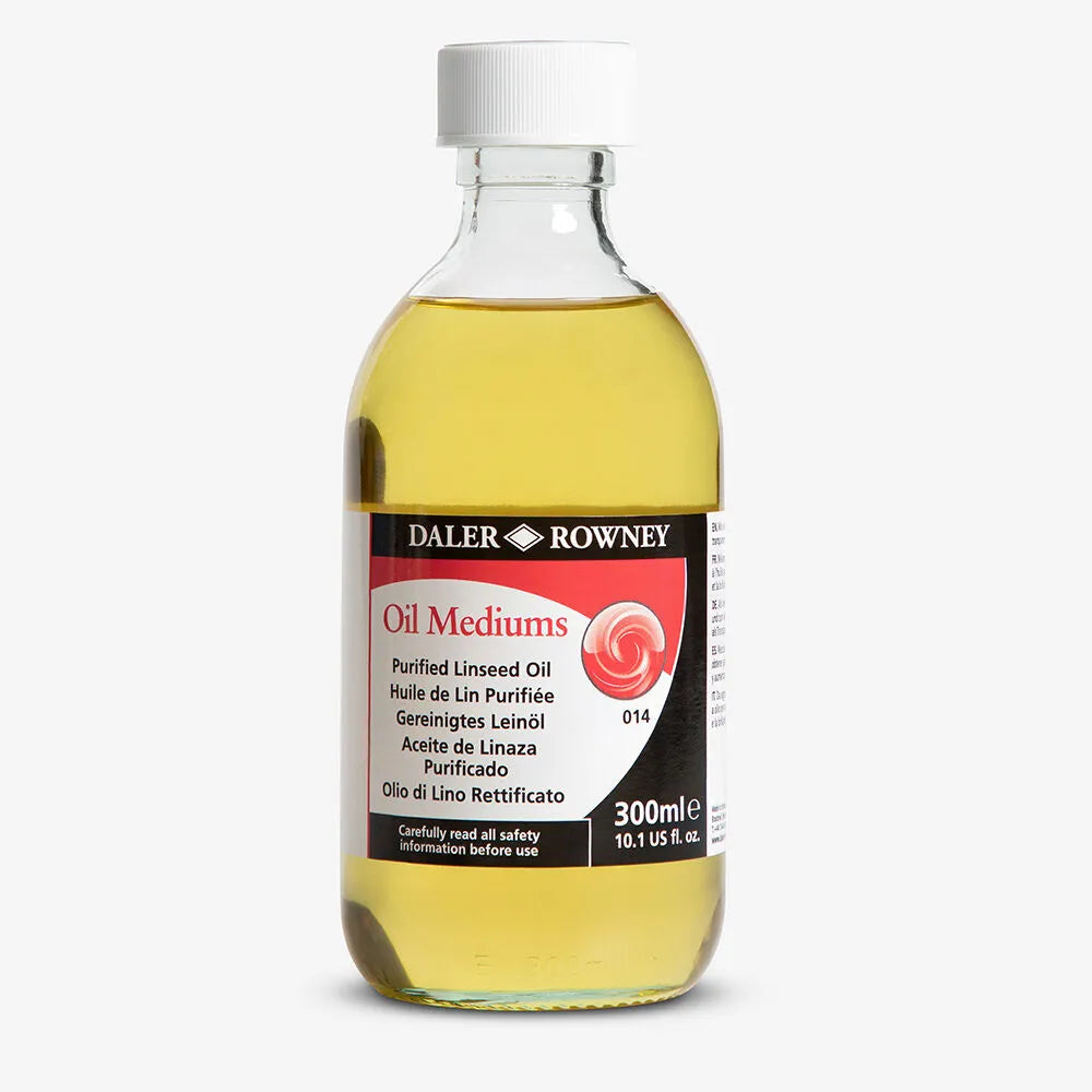 Daler Rowney Oil Mediums - Purified Linseed Oil (300ml)