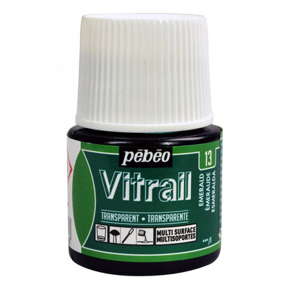 GLASS PAINT VITRAIL TRANSPARENT  ( BRAND PEBEO ) 45ML