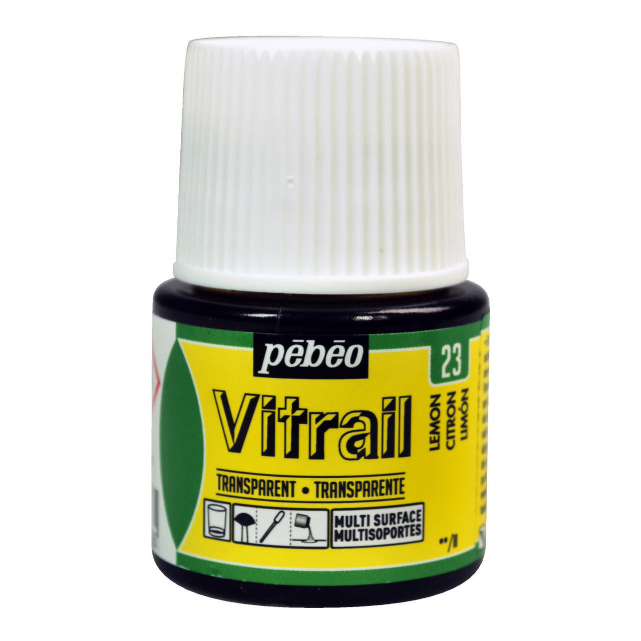 GLASS PAINT VITRAIL TRANSPARENT  ( BRAND PEBEO ) 45ML