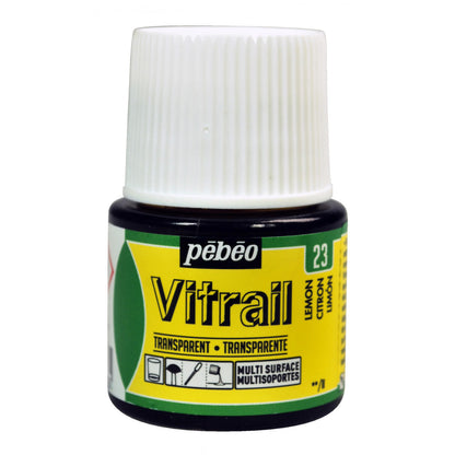 GLASS PAINT VITRAIL TRANSPARENT  ( BRAND PEBEO ) 45ML