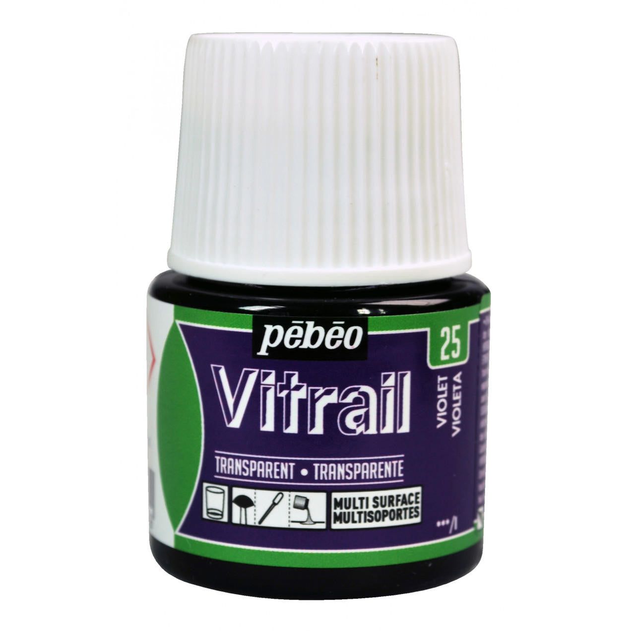 GLASS PAINT VITRAIL TRANSPARENT  ( BRAND PEBEO ) 45ML