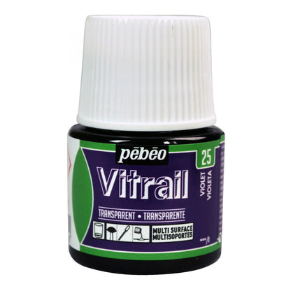 GLASS PAINT VITRAIL TRANSPARENT  ( BRAND PEBEO ) 45ML