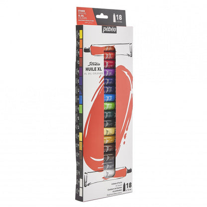 Pébéo Studio XL Oil Colour Set - 18 Colors (12 ml Each)