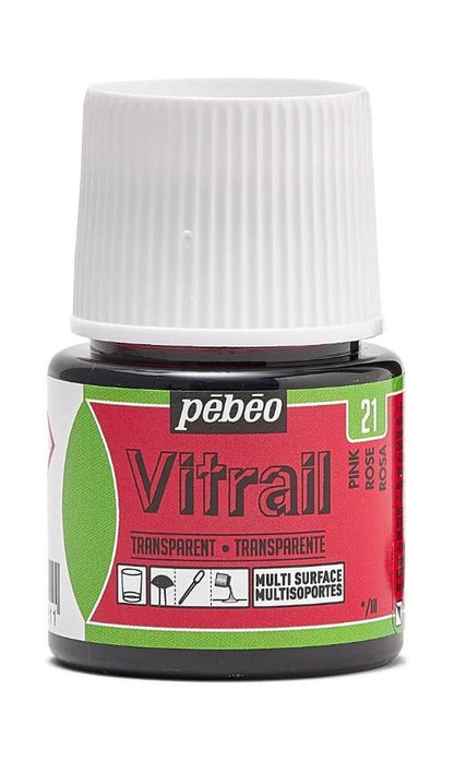 GLASS PAINT VITRAIL TRANSPARENT  ( BRAND PEBEO ) 45ML