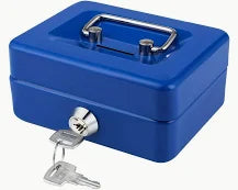 METAL CASH BOX  200mmX160mmX90mm JT 200