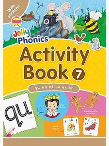 JOLLY PHONICS ACTIVITY BOOK 7   ( WITH STICKER INSIDE )