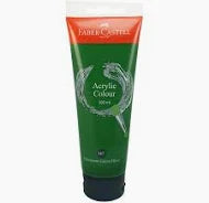 ACRYLIC COLOR ( BRAND FABER CASTELL ) 120ML
