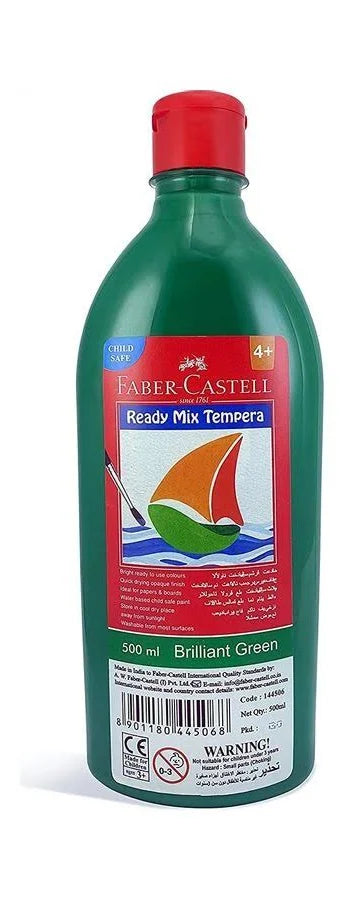 READY MIX TEMPERA PAINT( BRAND FABER CASTELL ) 500ML