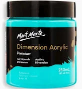 DIMENSION ACRYLIC PAINT ( BRAND MONT MARTE ) 250ML