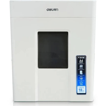 A4 PAPER SHREDDER 9927 ( BRAND DELI )  5 SHEET 10L 4X25MM COLOR WHITE