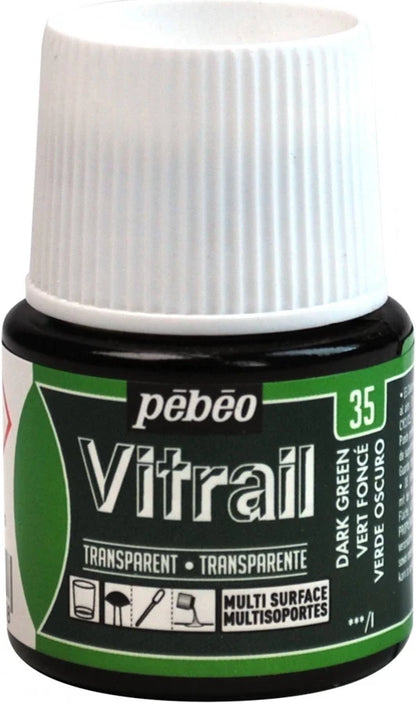 GLASS PAINT VITRAIL TRANSPARENT  ( BRAND PEBEO ) 45ML