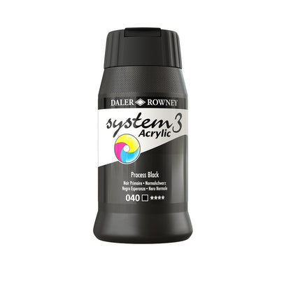 SYSTEM 3 ACRYLIC PAINT 500ML ( BRAND DALER ROWNEY )
